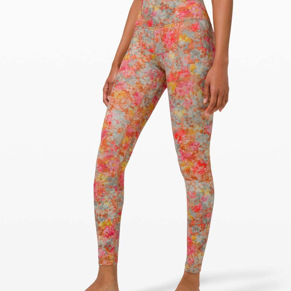 Lululemon 28" Align Pants Like New Inflorescence Multi